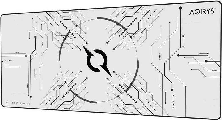 Mauspad Aqirys GRUIS Extra Large 900x400, e bardhë