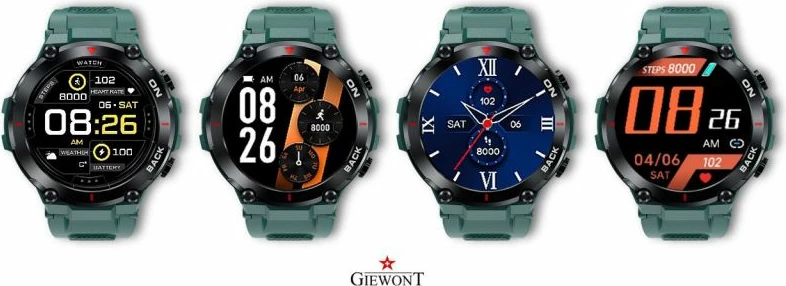 Smartwatch sportiv Giewont, jeshil
