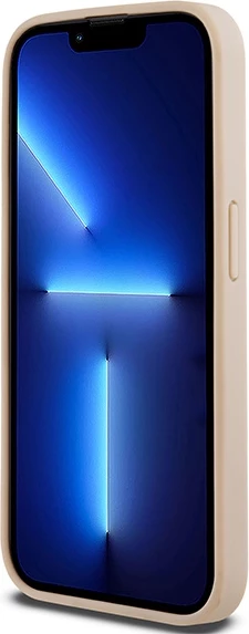 Mbështjellës DKNY Mono Stripe & Metal Logo për iPhone 15 Pro, Rozë