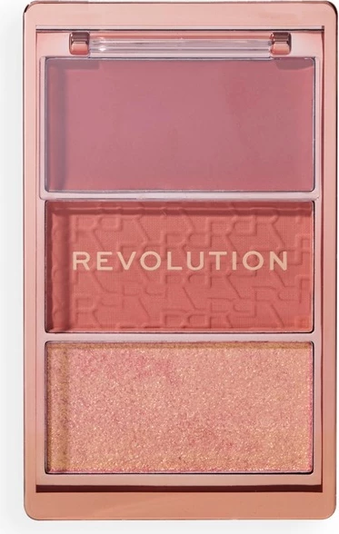 Revolution - Icon Blush Blush Palette - Aura Points Rose