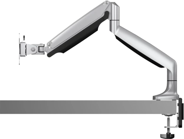 Mbajtës monitori tavoline ICYBOX IB-MS503-T deri 32", VESA 75x75/100x100, gas spring, 9 kg, argjend/e zezë