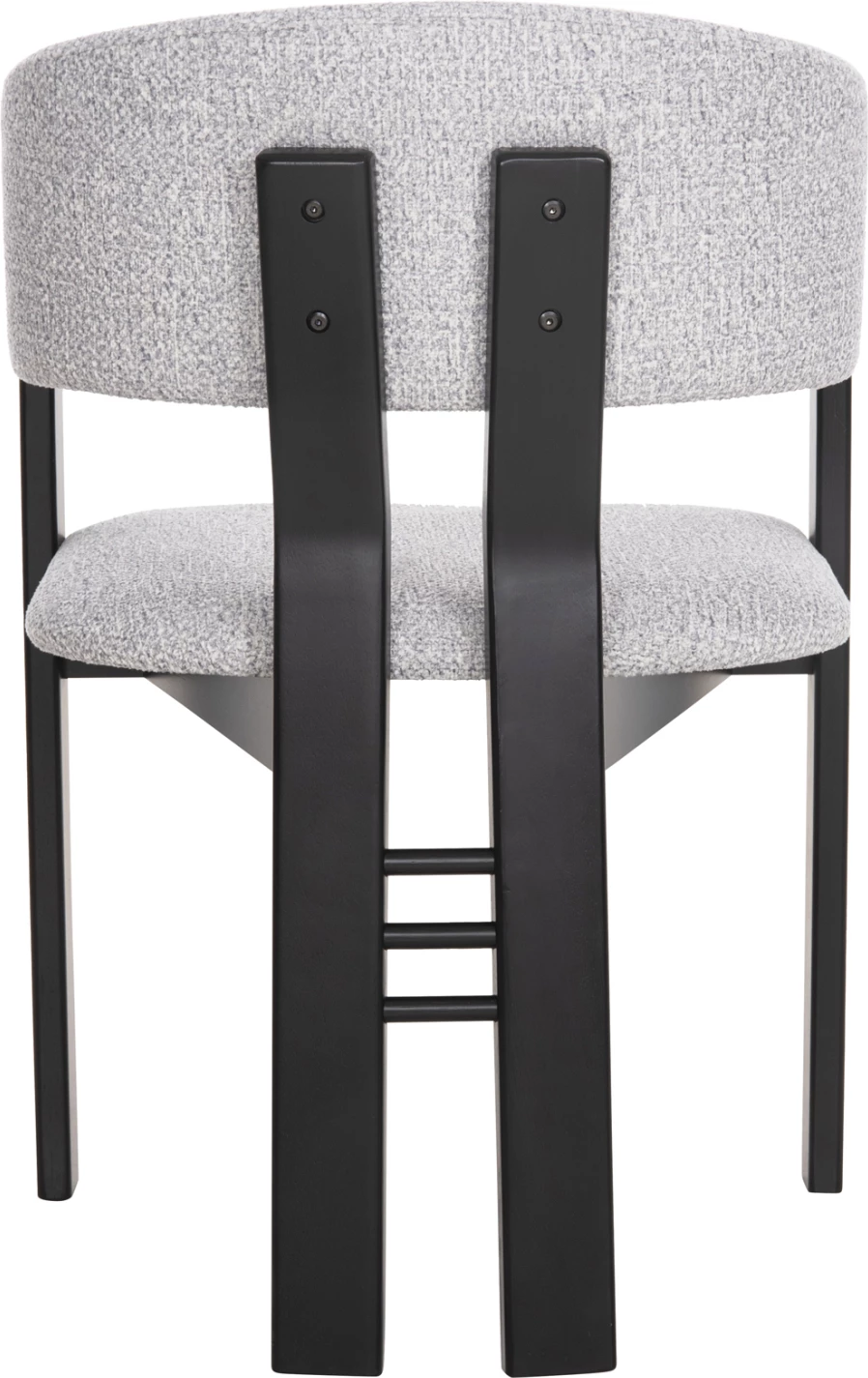 Karrige për ngrënie ZARRA FH9970.02 dru gome ngjyrë zezë-gri e lehtë 55,5x59x81,5Hcm., set prej 2 copë