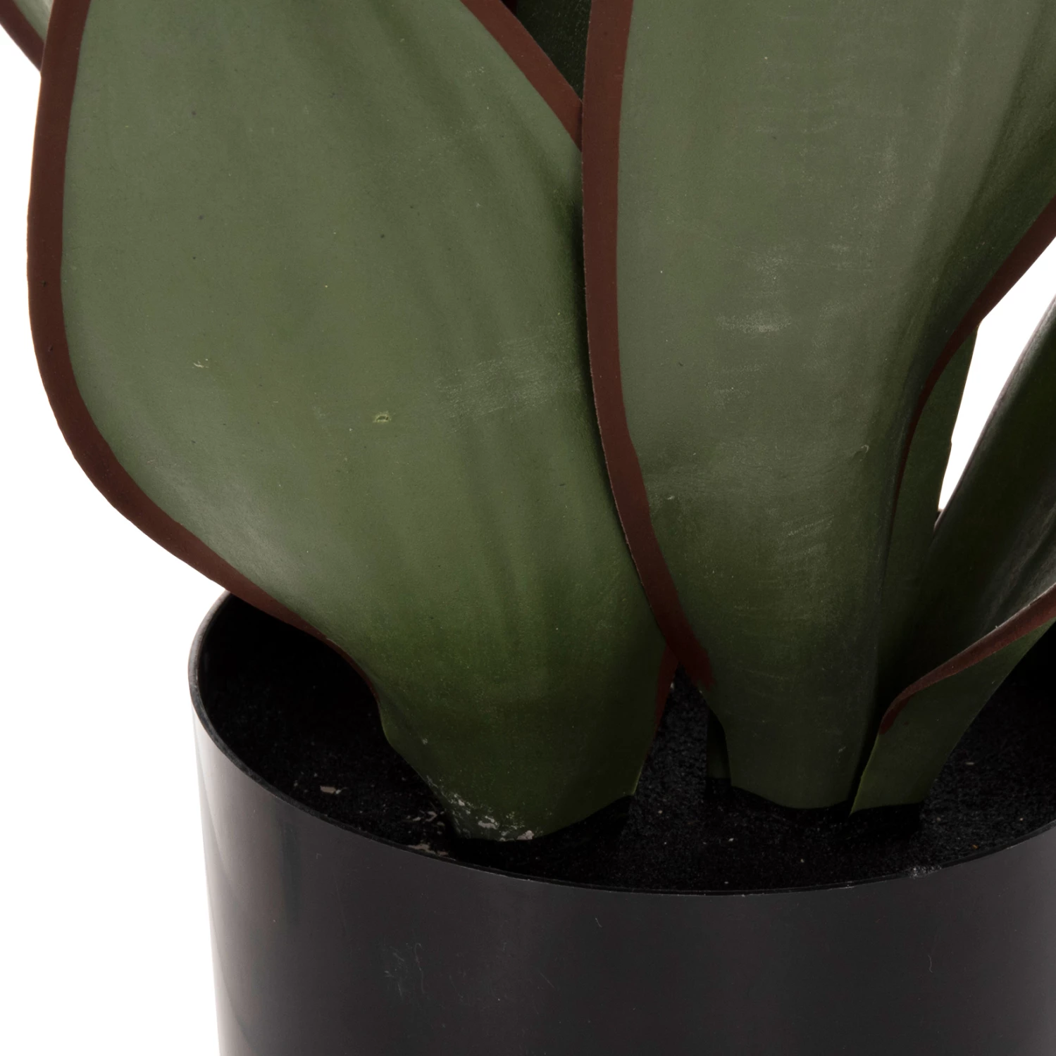 Bimë dekorative sintetike në vazo, gjethe të gjera Sansevieria, FH7996, 14x12-51cm