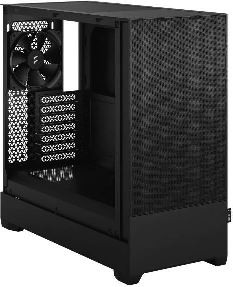 Kasë Fractal Design Pop Air Black TG Clear Tint, Midi Tower, ATX, xham i temperuar, e zezë