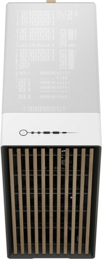 Kasë Fractal Design North XL RC Chalk White TG Clear, ATX, E-ATX, xham i temperuar, e bardhë