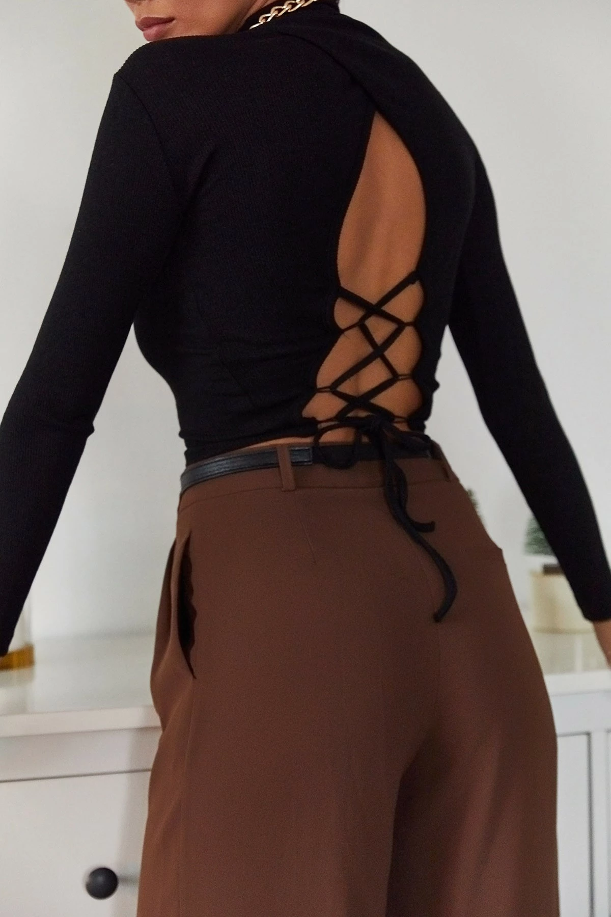 Bluzë për gra Jumeon, X6874, e zezë