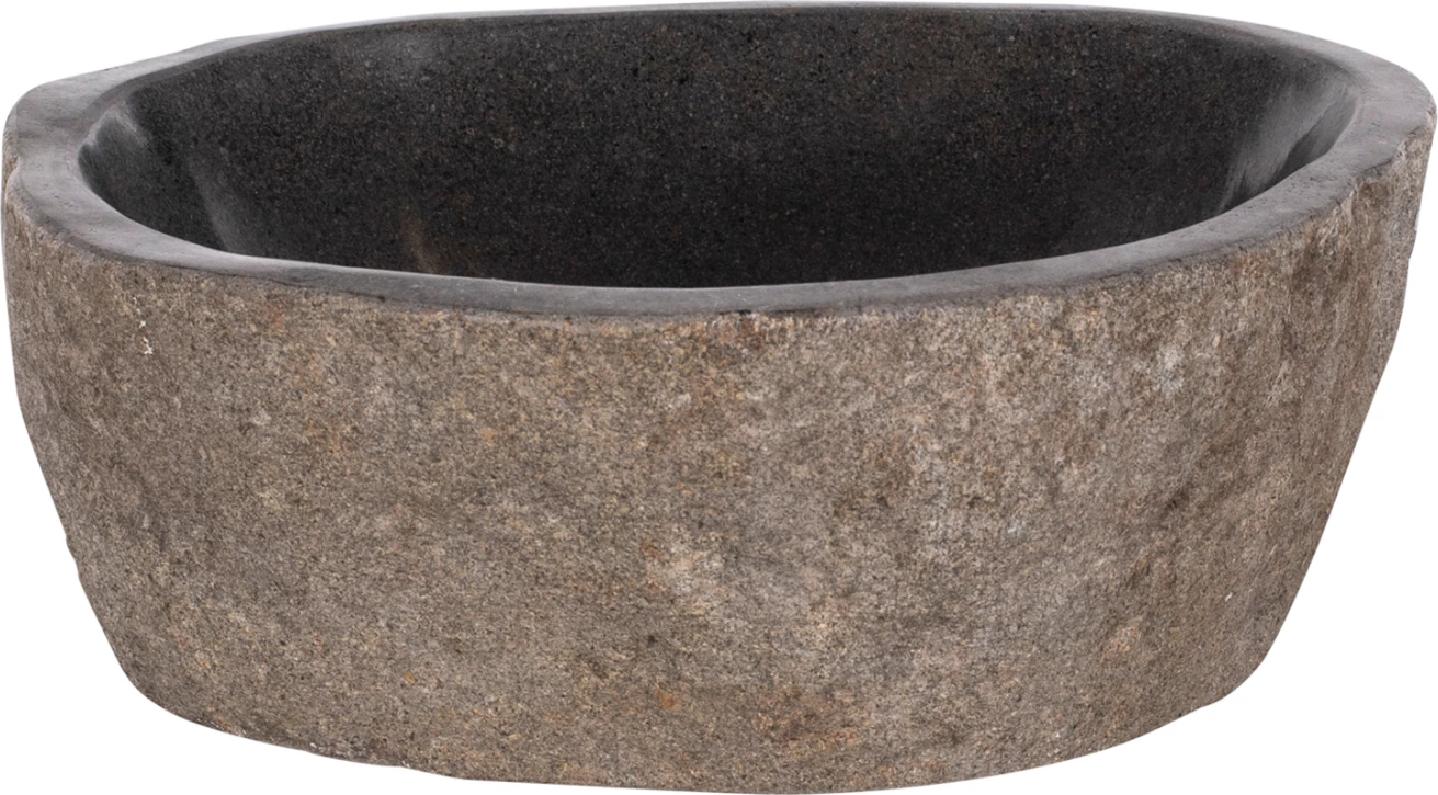 Lavaman guri i gdhendur, ngjyrë gri, 40x40x20H cm, FH7807