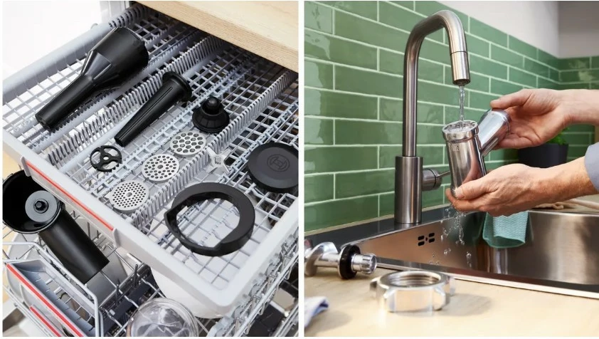 Mulli mishi Bosch Series 4 MFWS435B 1900W 2.5 kg/min me kthim të kundërt, e zezë/argjendtë