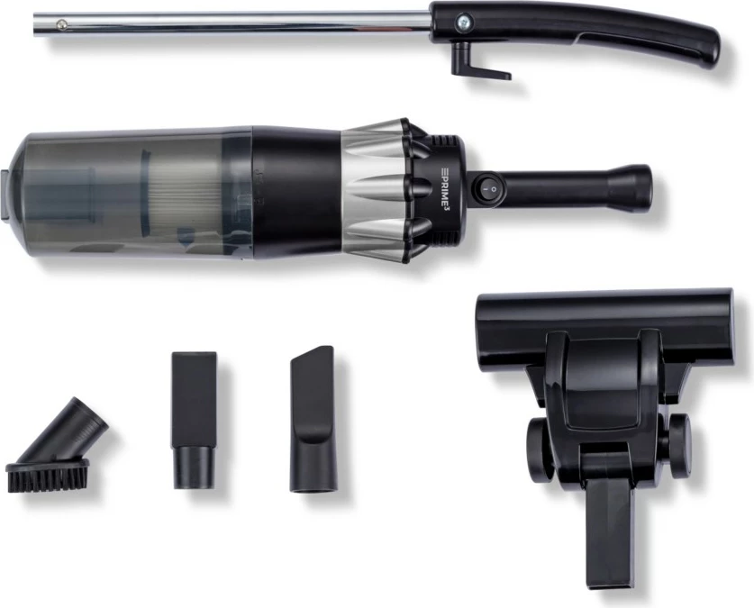 Fshesë elektrike vertikale PRIME3 SVC12, pa qese, 1.5L, 800W, e zezë/argjendtë