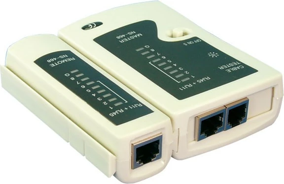 Testues kabllosh LogiLink WZ0010 për RJ11, RJ12, RJ45, i bardhë