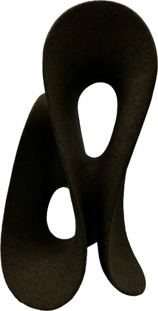 Figurë dekorative NOEMA, polirezine, e zezë, 21x19.5x38.8cm