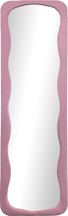 Pasqyrë Lezour, kadife, ngjyrë mollë e kalbur, 50x5x170cm