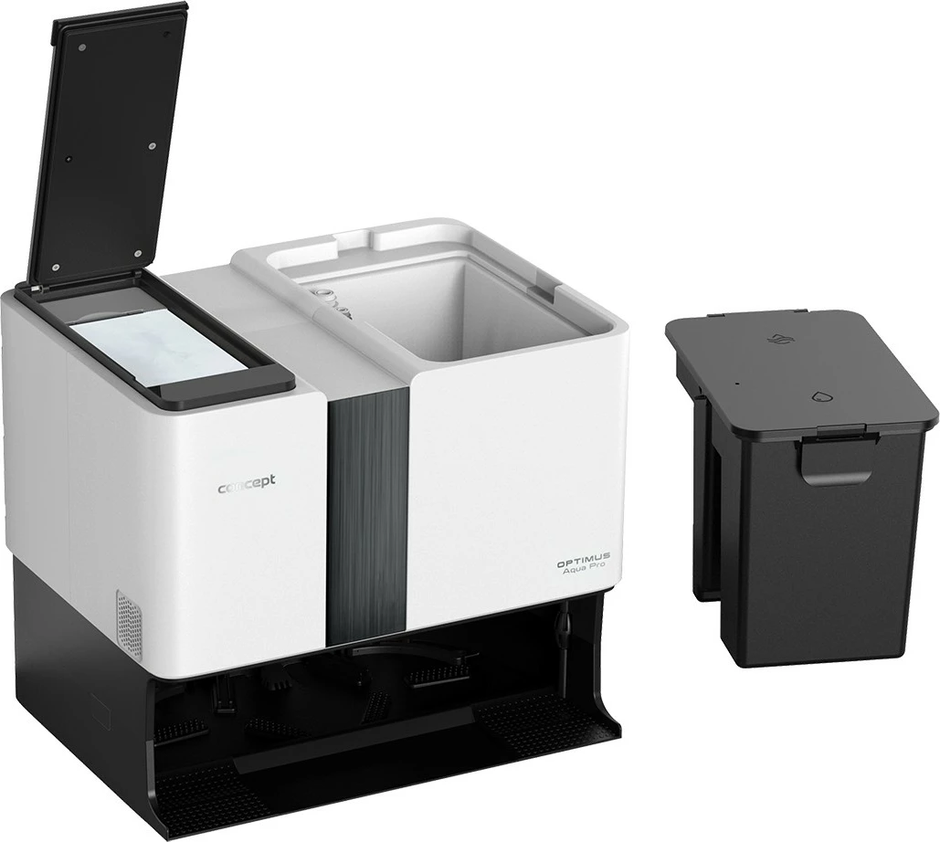 Robot fshesë-mop 2-në-1 Concept VR4050, 5000 Pa, bateri 270 min, rezervuar 300 ml, laser 3D, i bardhë