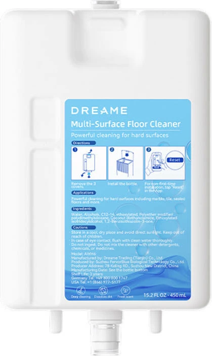 Lëng pastrimi për sipërfaqe të forta Dreame AWH6, për L20 Ultra dhe L20 Ultra Complete, 450ml