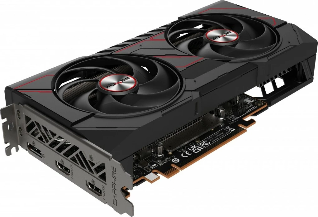 Kartelë grafike Sapphire Radeon RX 9060 XT PULSE, 16GB GDDR6, 128-bit, PCI-E 5.0, e zezë