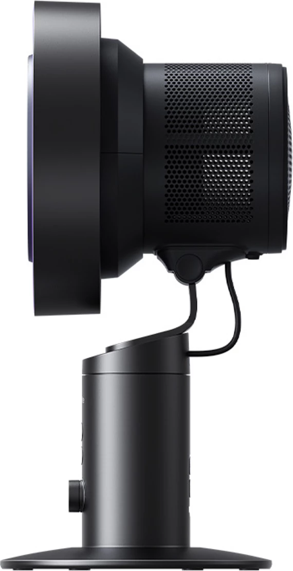 Ventilator tavoline Jisulife Table Fan Pro3, 10000mAh, me filtër ajri, USB-C, Gri e errët