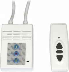 Ekran elektrik për projeksion ART EKREL EM-100 16:9E, 100", me telekomandë, Bardhë