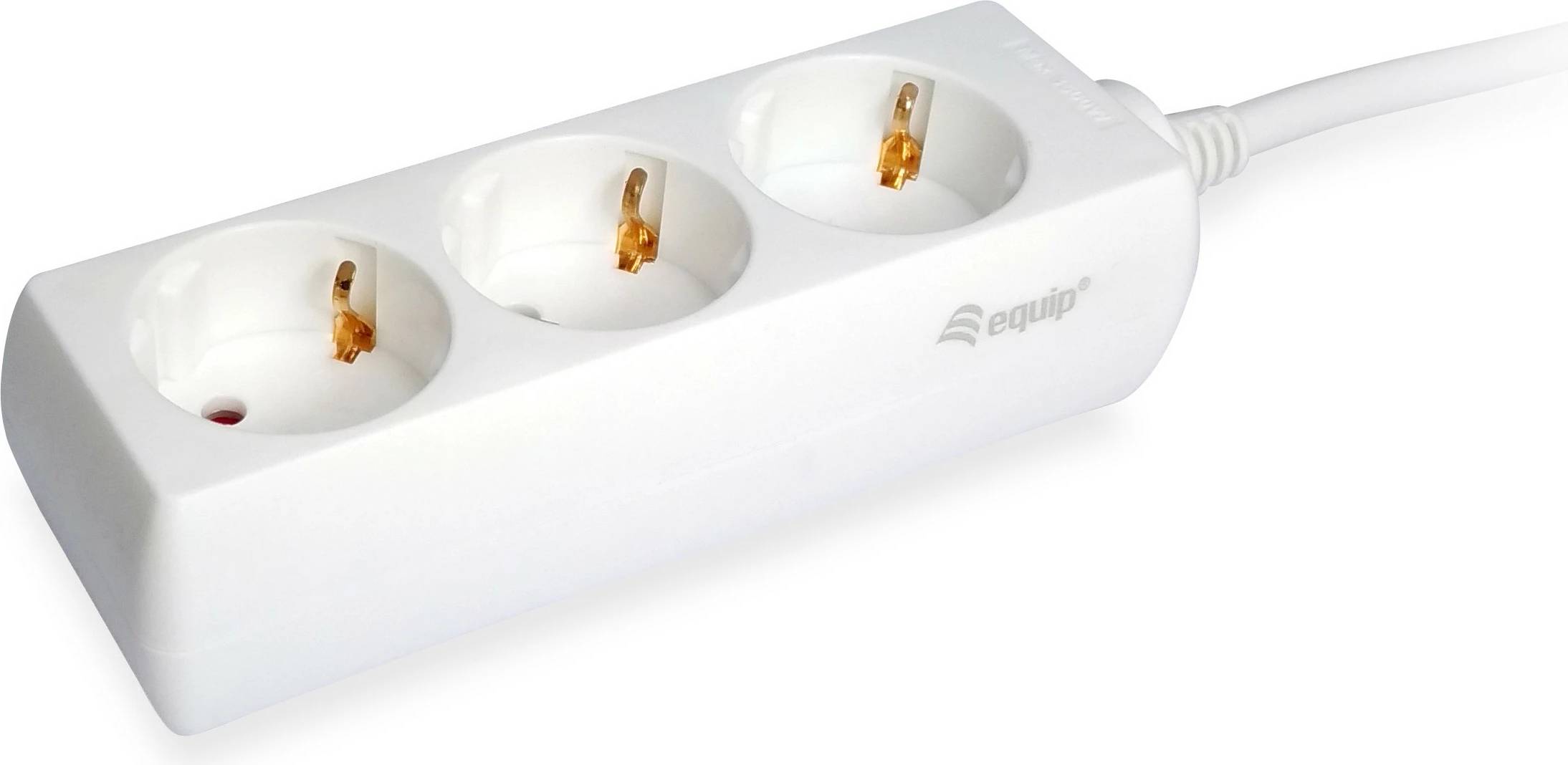 Zgjatues rryme Equip 245550, 3 dalje, 1.5m, plastik, i bardhë