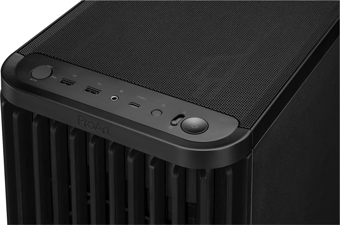 Kasë ASUS ProArt PA401 Wood METAL PWM, Black