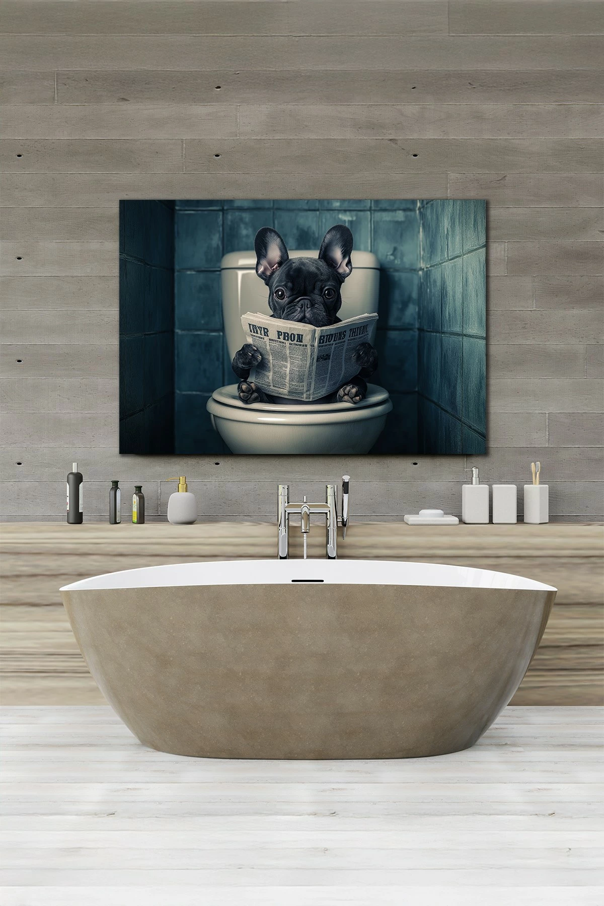 Pikturë dekorative në kanavacë, shumëngjyrëshe, Wallity, Ersyaıhyvn40, 40x60cm