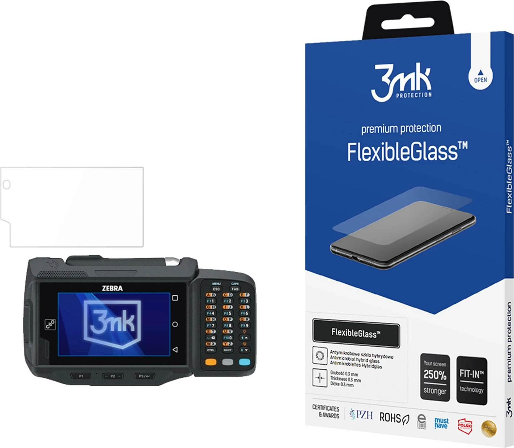 Mbrojtës ekrani FlexibleGlass 3mk për Zebra WT6000/WT6300
