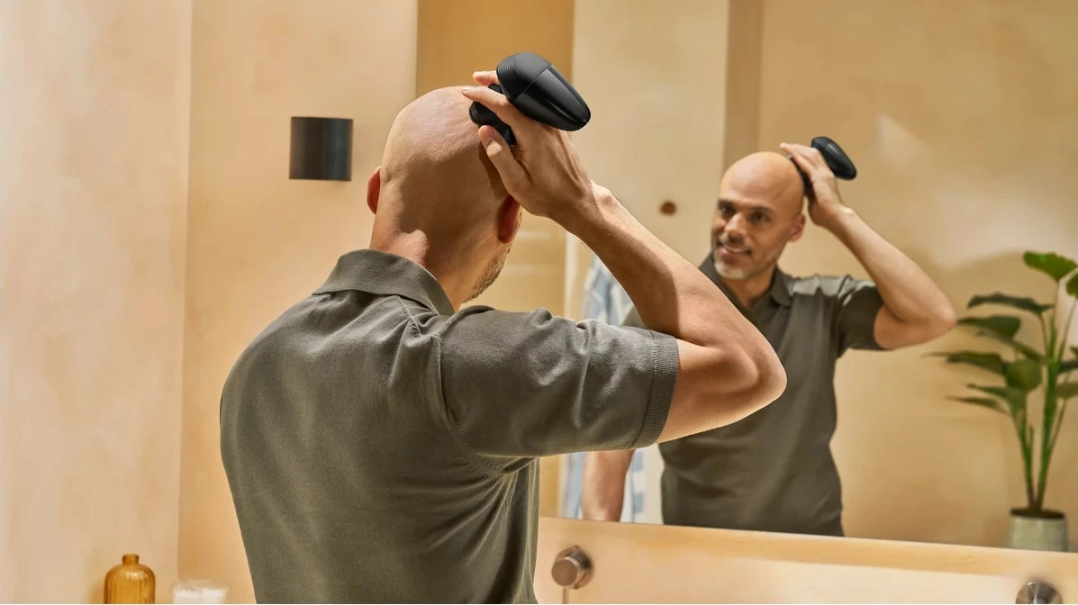 Makinë rroje për kokë, Philips Pro Series 5000 HS5980/15, Wet & Dry, 60 min pa kabllo, kokë fleksibile 360°, USB-A (pa adapter), e zezë