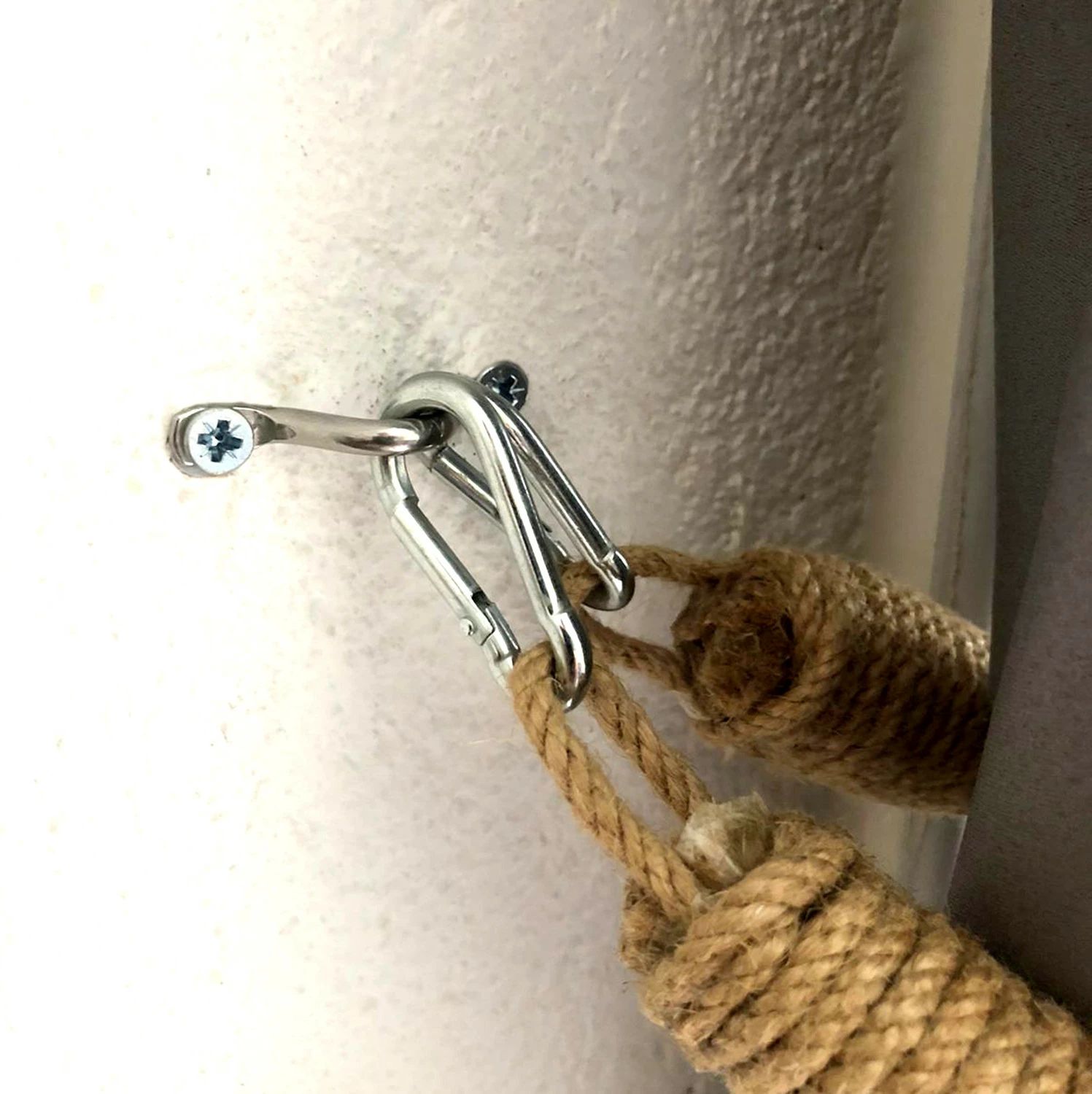 Varëse muri prej litari, ngjyrë arre, Aberto Design, Boruraf123