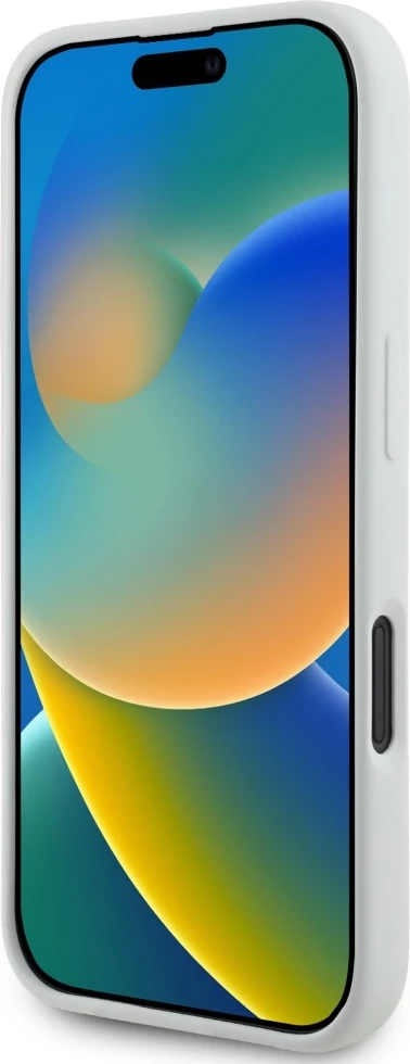 Mbështjellës Karl Lagerfeld Silicone Double Heads And Circle MagSafe për iPhone 16, Bezhë