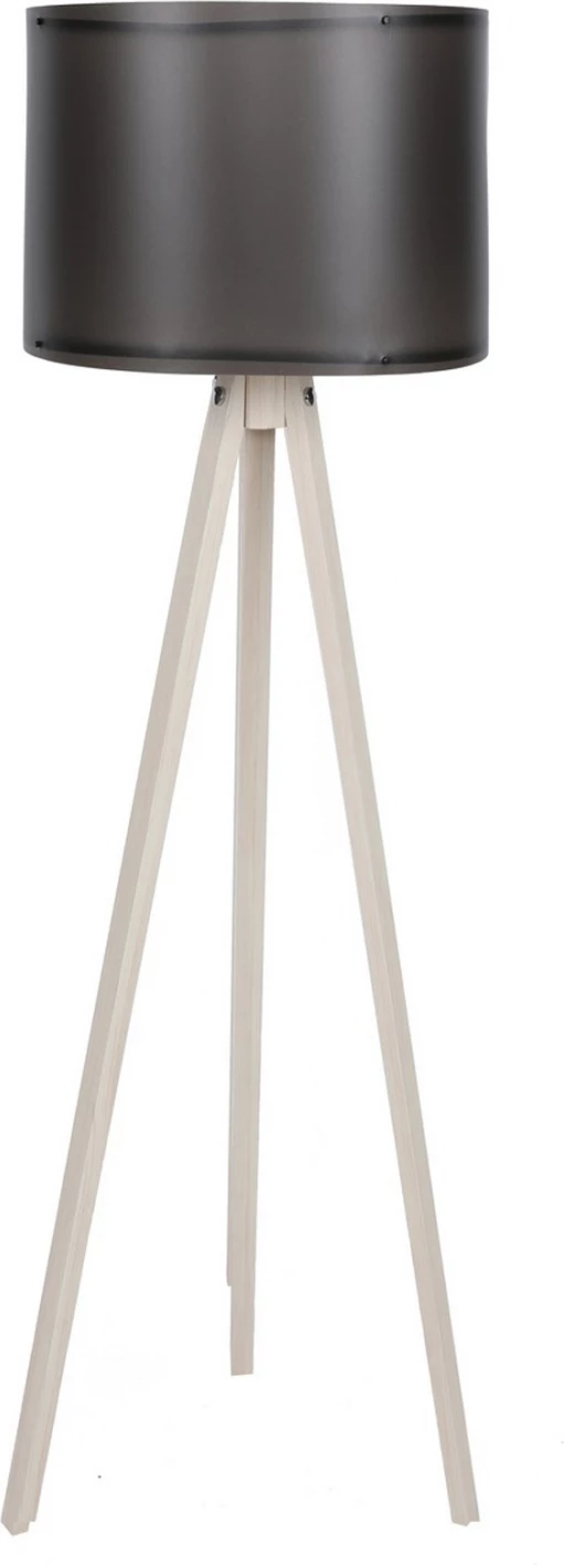 Llambë dyshemeje në ngjyrë krem dhe të zezë, FH7272.17, Φ38x145 cm