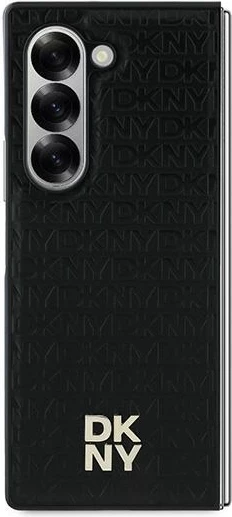 Mbështjellës DKNY Repeat Pattern Stack Logo për Samsung Galaxy Z Fold6, i zi