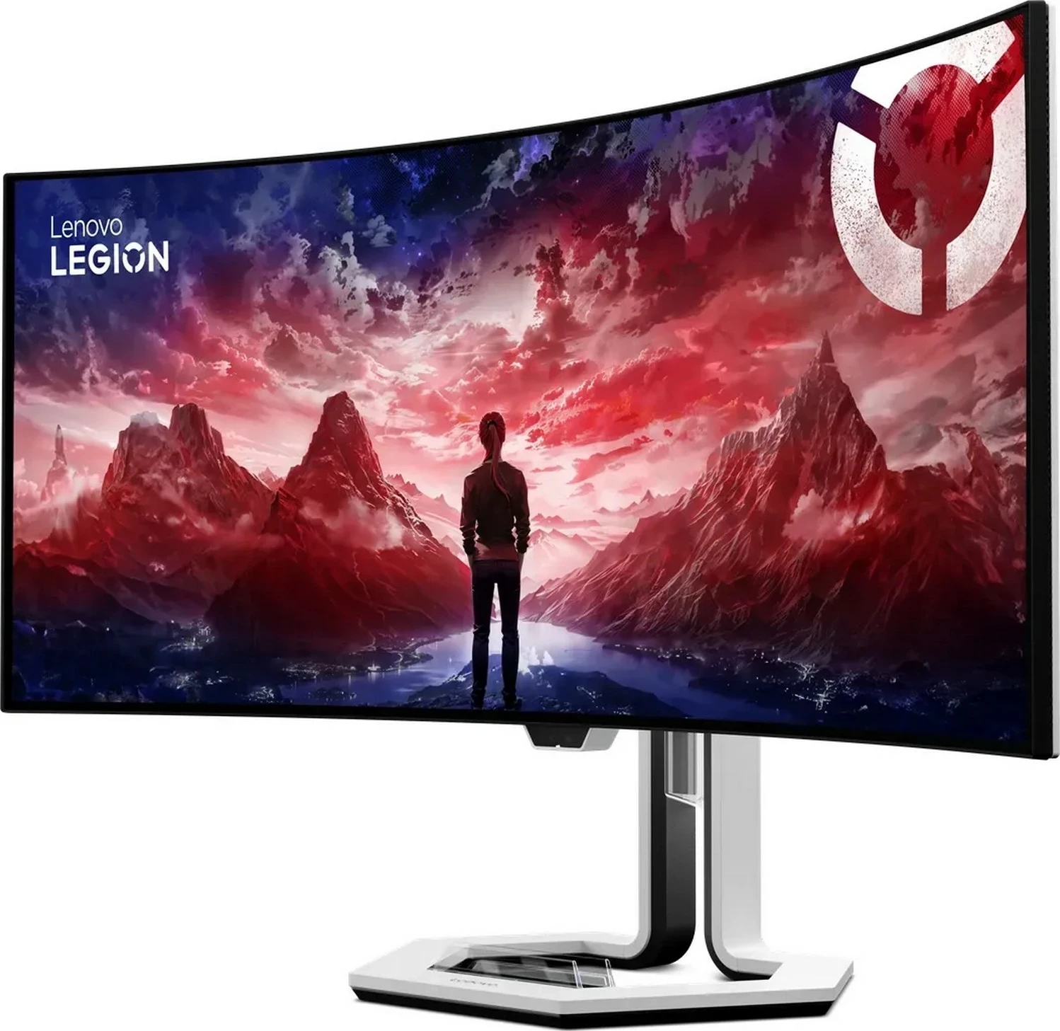 Monitor Lenovo Legion Pro 34WD-10, 34 inch, UWQHD, 240Hz, 0.5ms, bardhë