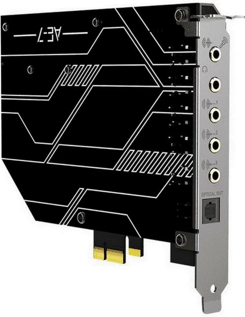 Kartë zanore Creative Sound Blaster AE-7 DAC, PCIe, e zezë