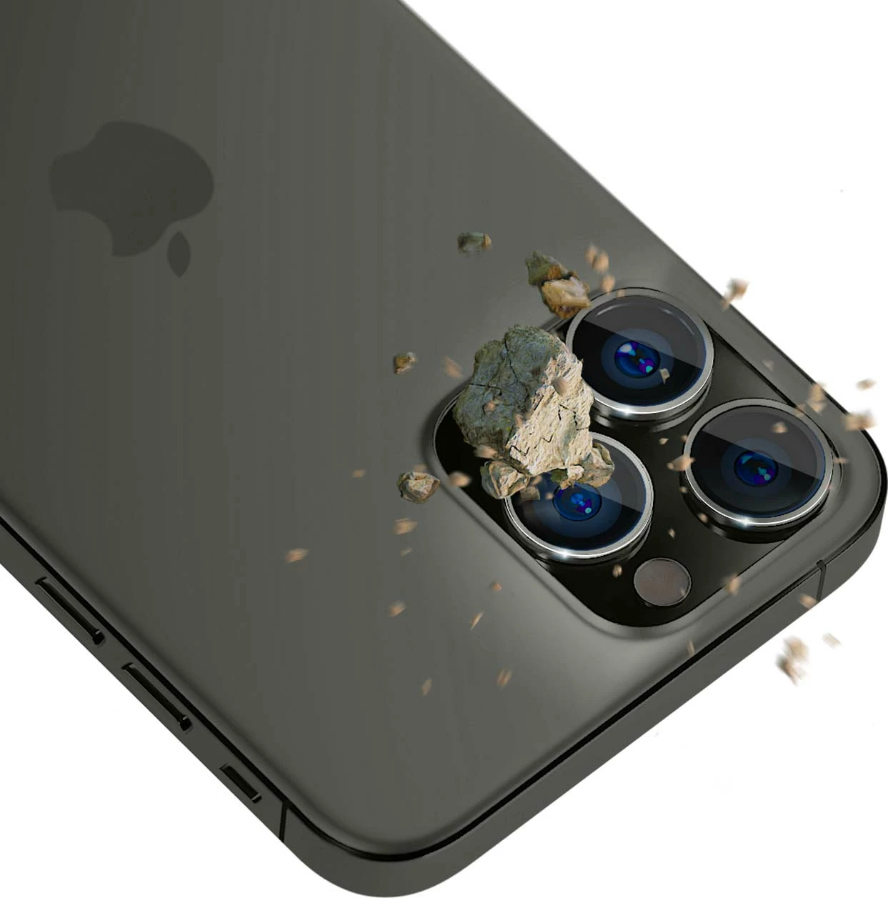 Mbrojtës xhami për lente iPhone 15 Pro 3mk Lens Protection Pro, Silver