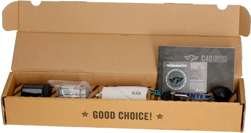 Mulli dore për kafe Comandante C40 MK4 Nitro-Blade Racing Green