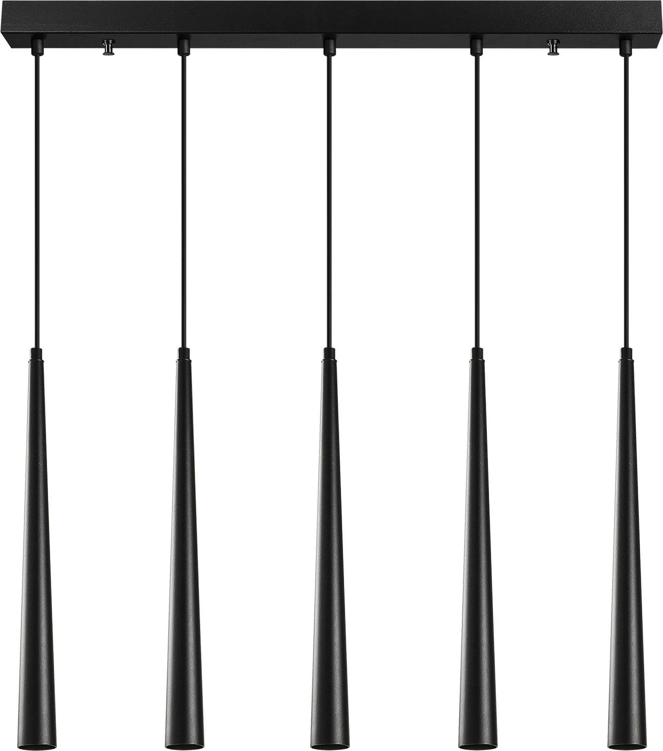 Llambë tavani Opviq, Uğur - 6075, metal i zi, lartësi e rregullueshme