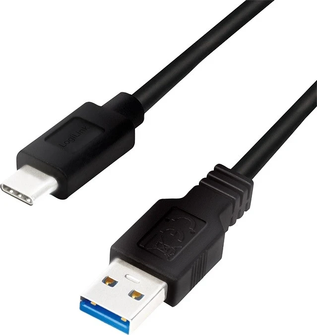 Kabllo LogiLink USB-C 1.5m, e zezë