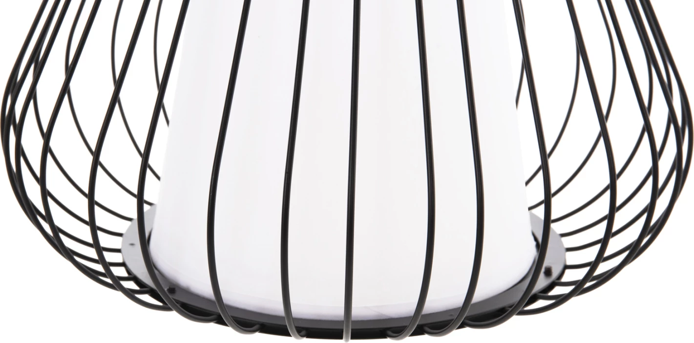 Llambë varëse tavani, kapak metali i zi, FH4074, Φ33x141H cm