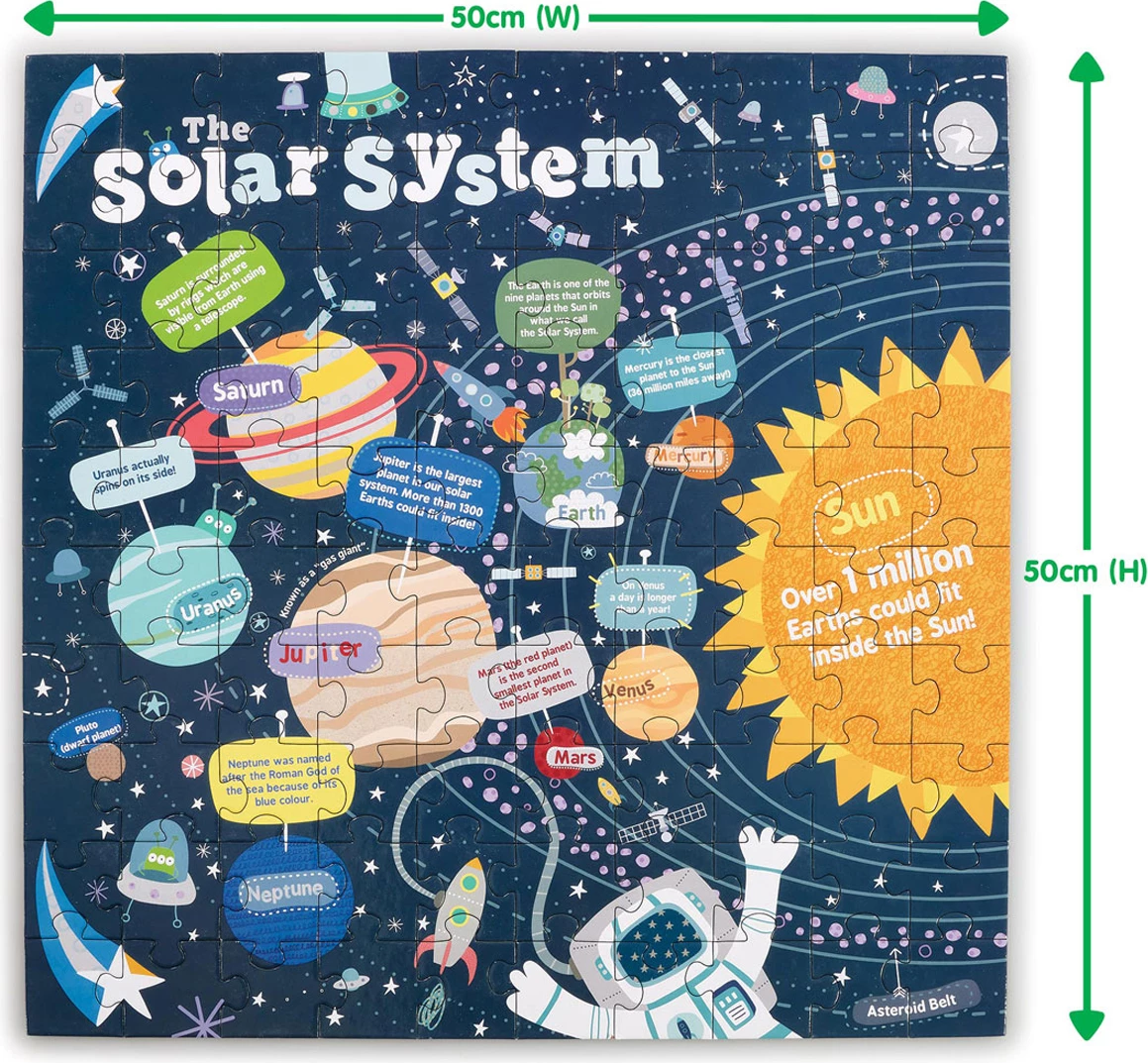 Puzzle “Sistemi Diellor” me 100 Pjesë nga Early Learning Centre