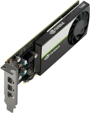 Kartë grafike PNY Quadro T400, 4GB DDR6, PCI-E, 3x Mini DisplayPort, e zezë