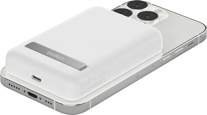 Power bank Belkin BoostCharge 5000 mAh, Wireless, Bardhë
