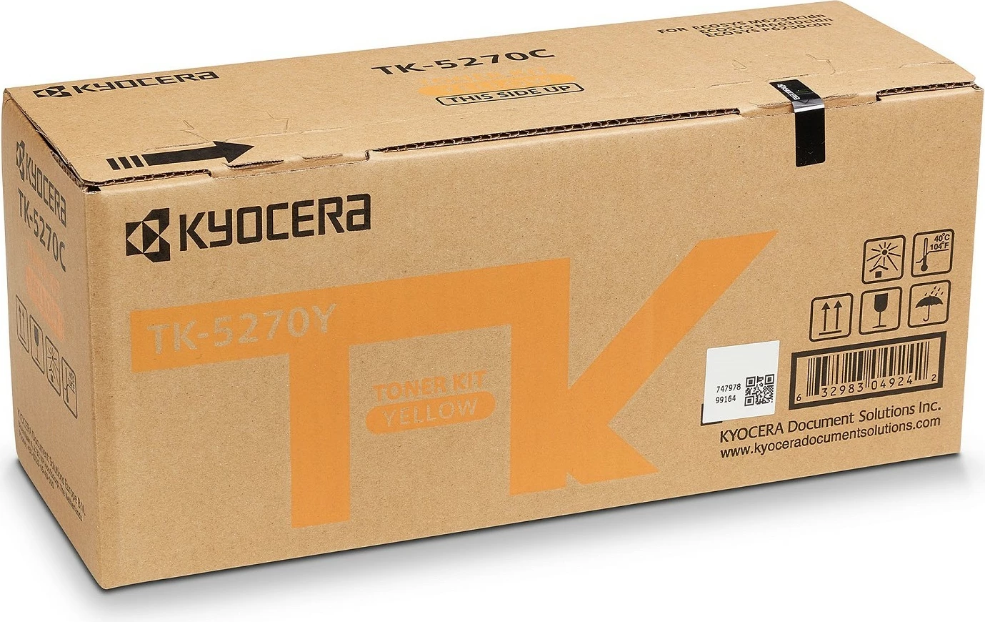 Toner Kyocera TK-5270Y, 6000 faqe, Verdhë