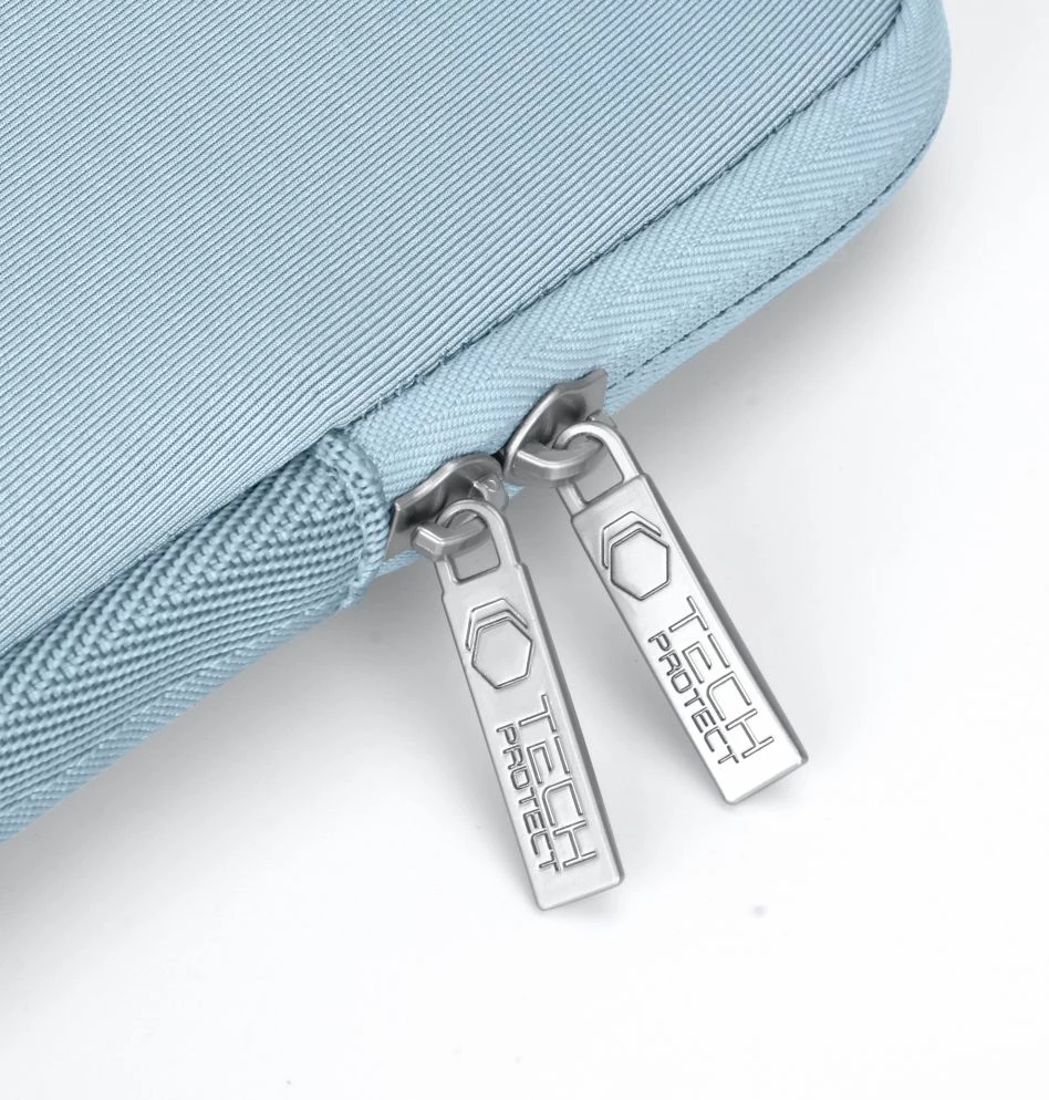 Kasë laptopi Tech-Protect NeoSlim 13-14", set me çantë aksesorësh, Kaltër