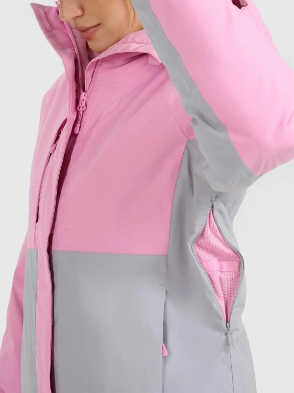 Jakne skijimi për femra 4f, e kaltërt