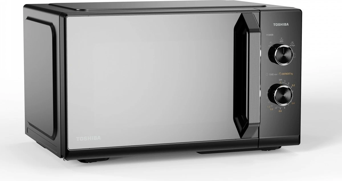 Mikrovalë Toshiba MW3-MM20PF(BK), 20L, 800W, e zezë, mirror finish