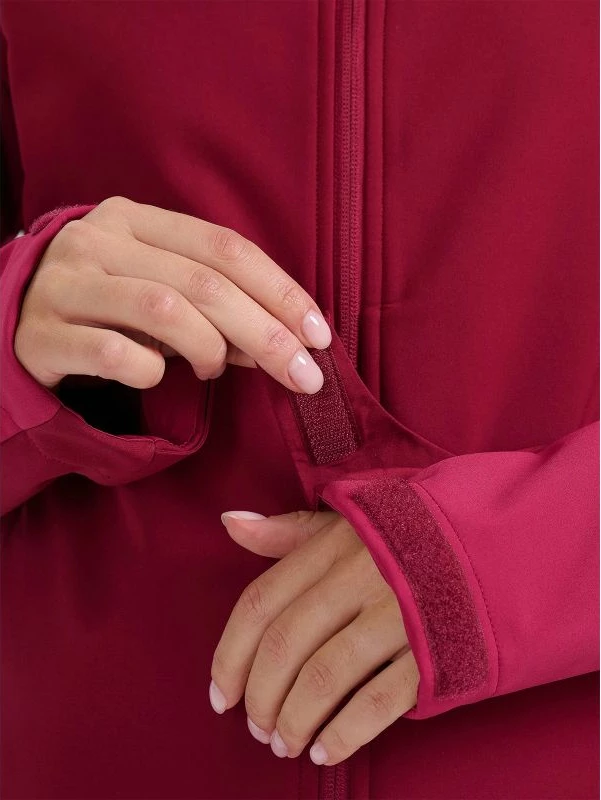 Jakne softshell për femra 4F, e kuqe