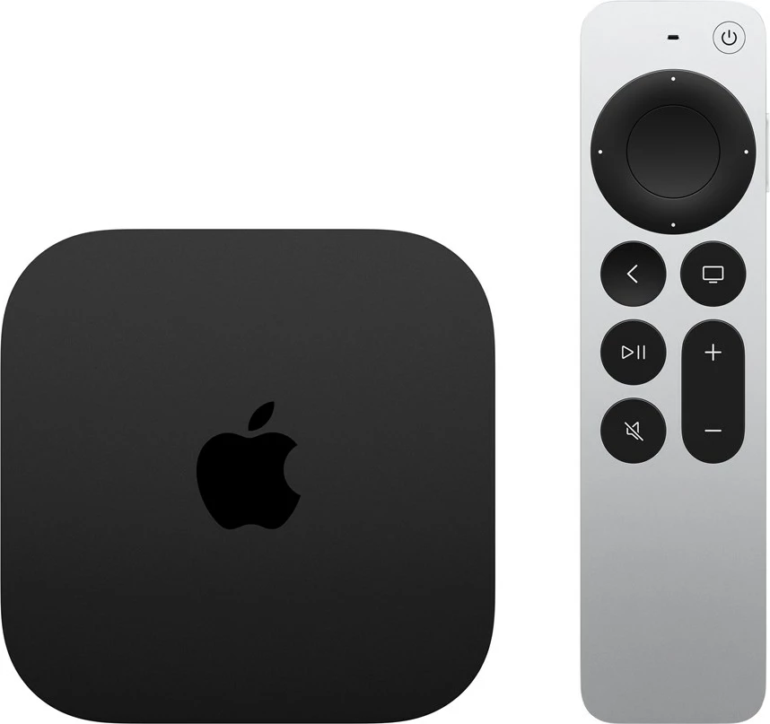 Apple TV 4K E zezë, argjend 4K Ultra HD 128 GB Wi-Fi Ethernet LAN