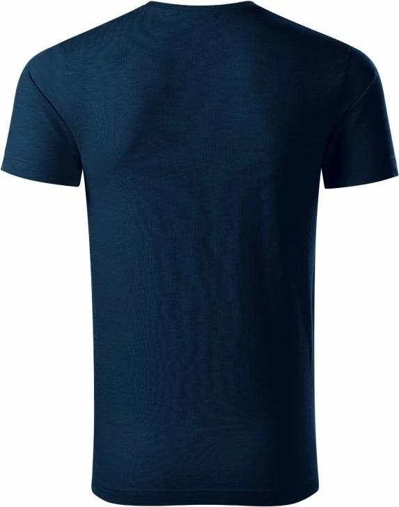 Maicë për meshkuj Malfini, model Native (GOTS), blu e errët