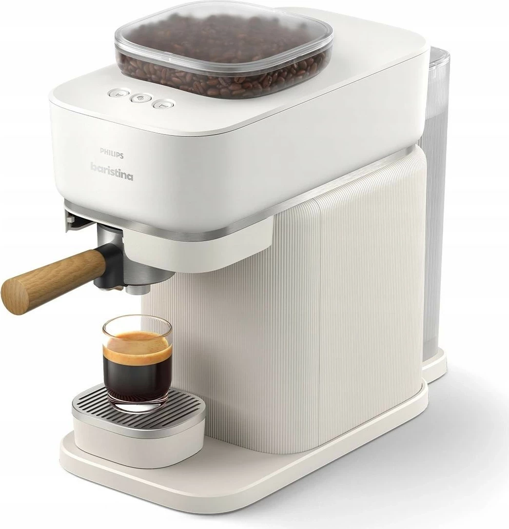 Aparat kafeje Philips Baristina BAR302/20, presion piston, 170g, 1550W, bardhë/jeshilon
