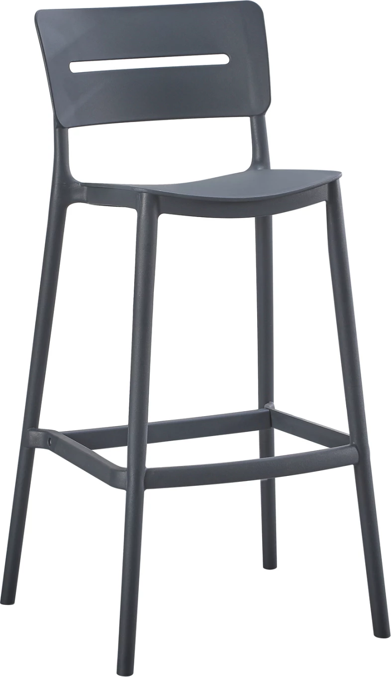 Karrige për bar, polipropileni, SNOD2, FH6100.03, gri, 37,2x50x101,5H cm