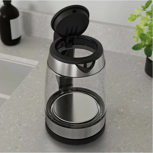 çajnik elektrik, Electrolux, Create 4 E4GK1-4GB, 1.7 L, 2200 W, e zezë/çelik/transparente